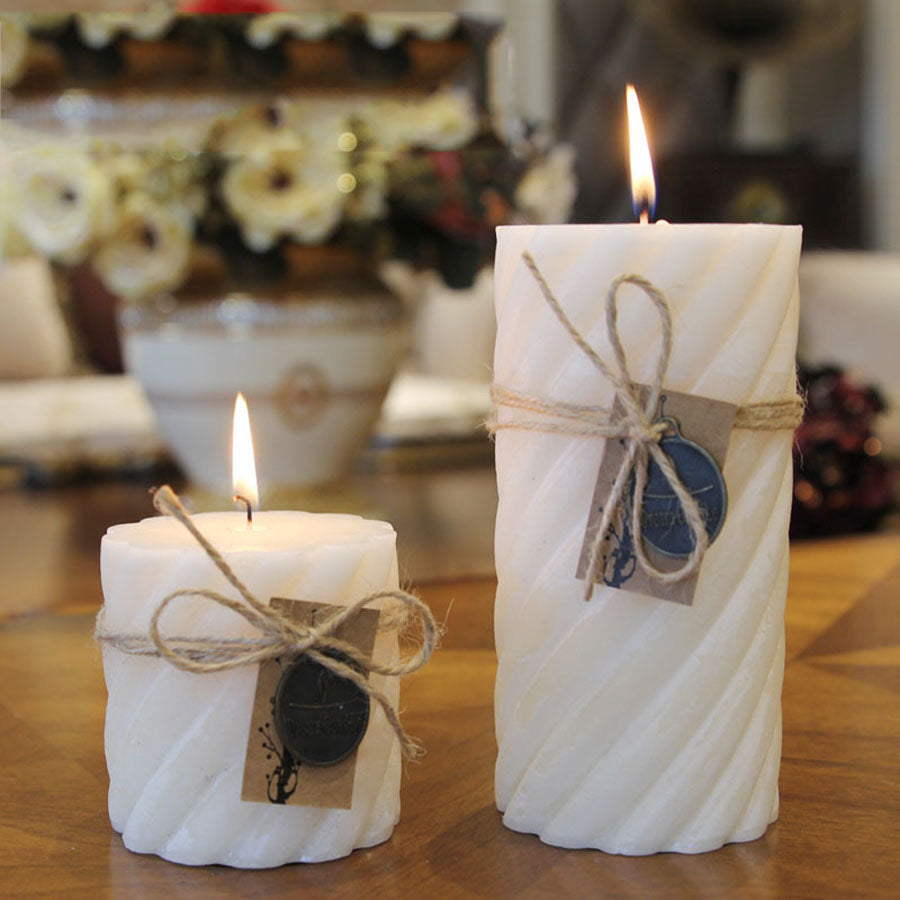 Smoke Free Vanilla Fragrance Candle Essential Oil Decorative Candles