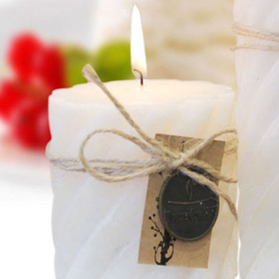 Smoke Free Vanilla Fragrance Candle Essential Oil Decorative Candles