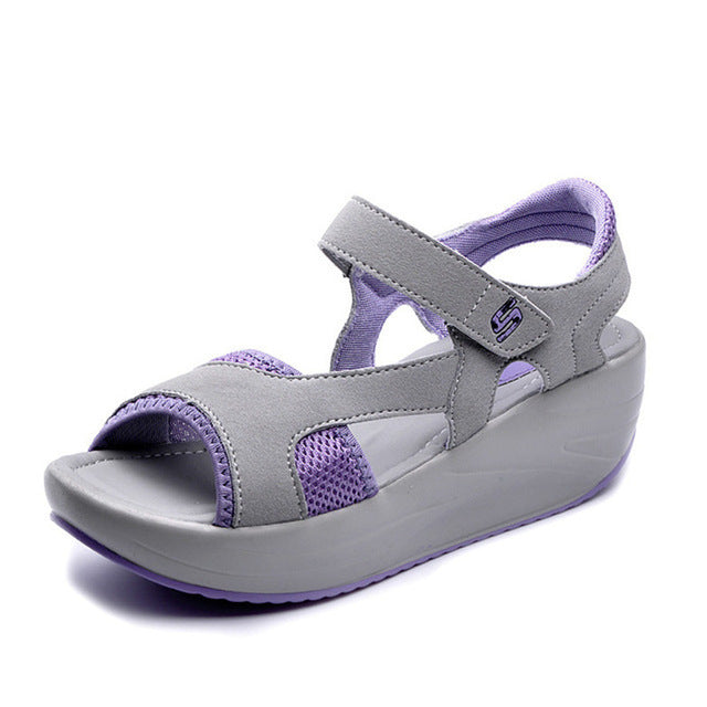 Women's Casual Mesh Wedge Sandals