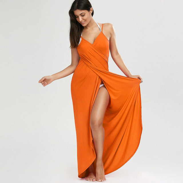Women's Full Length Beach Wrap Swimwear Cover Up