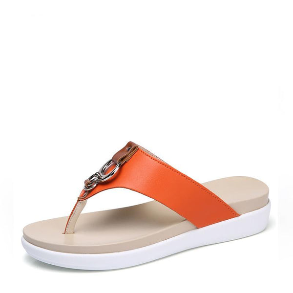 Leather Women's Flip Flop Slipper Sandals – Chillware