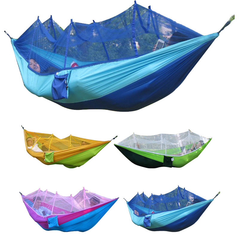 High Strength Fabric Camping Hammock, Mosquito Net