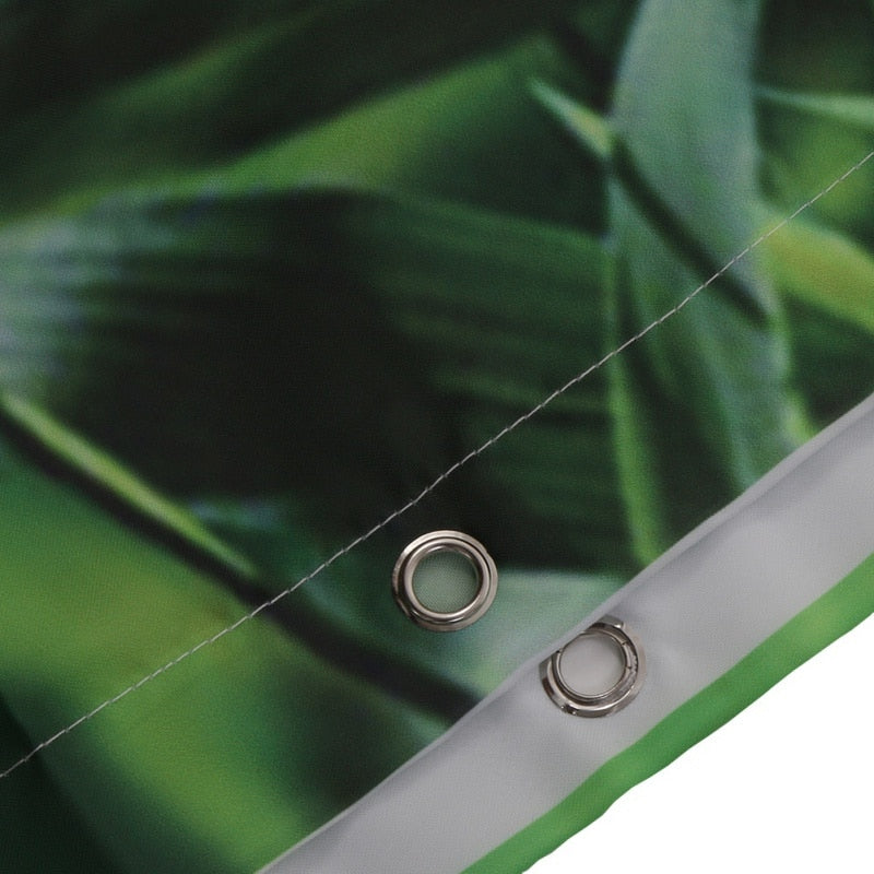 Cherry Blossoms & Jungle Leaves Shower Curtains