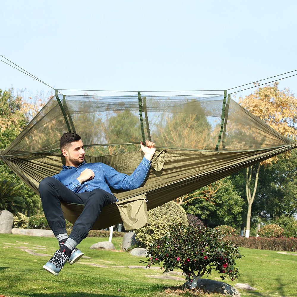 Ultralight Outdoor Camping Hunting Mosquito Net Parachute Hammock