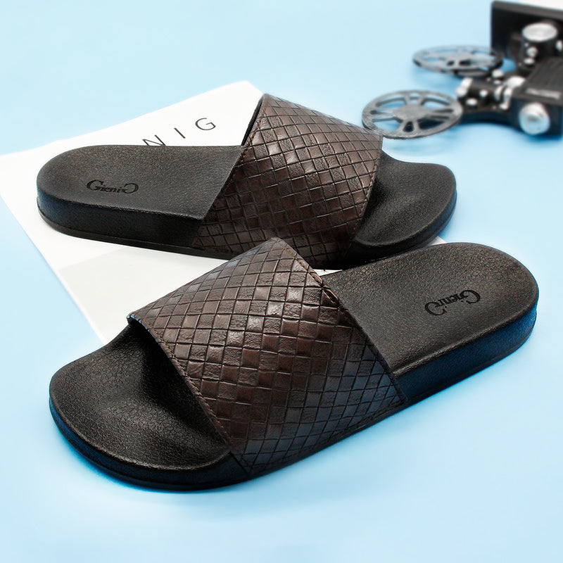 Men's Rubber Slip-On Sandals