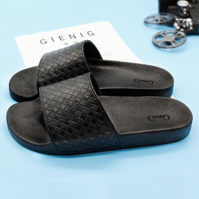 Men's Rubber Slip-On Sandals