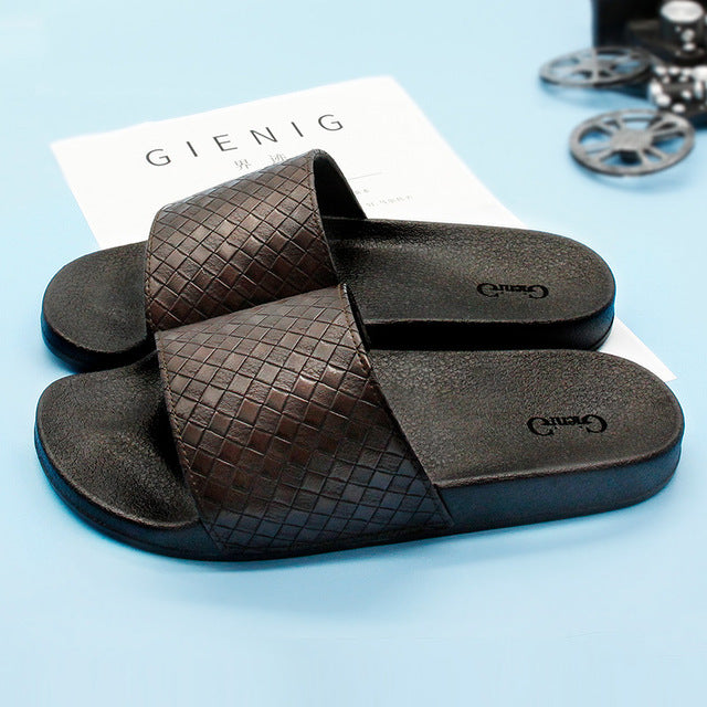 Men's Rubber Slip-On Sandals