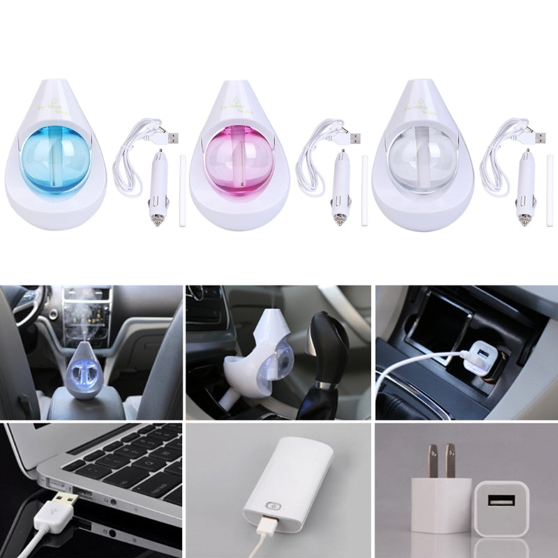 Mini Ultrasonic Air Humidifier Essential Oil Diffuser for Home Auto