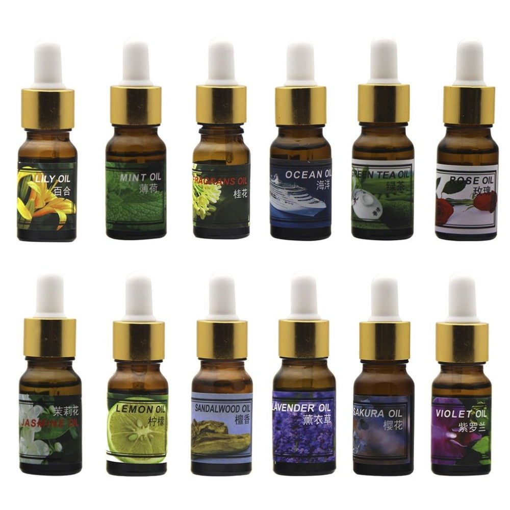 Naturally Pure Essential Oils with Dropper