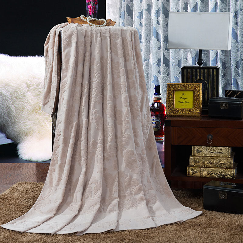 Super Sized Terry Towel Cotton Quilt Blanket