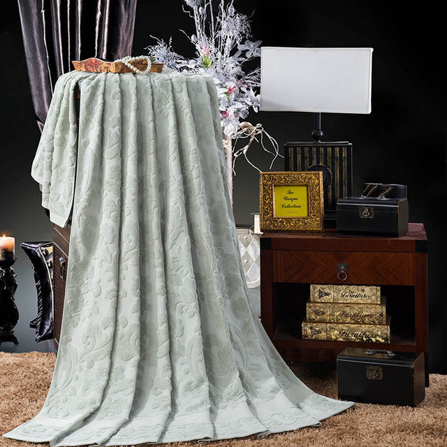 Super Sized Terry Towel Cotton Quilt Blanket