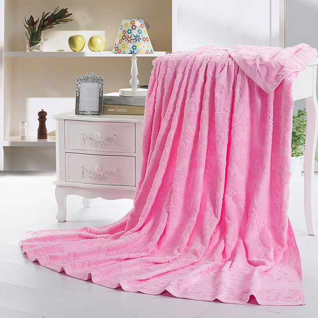Super Sized Terry Towel Cotton Quilt Blanket