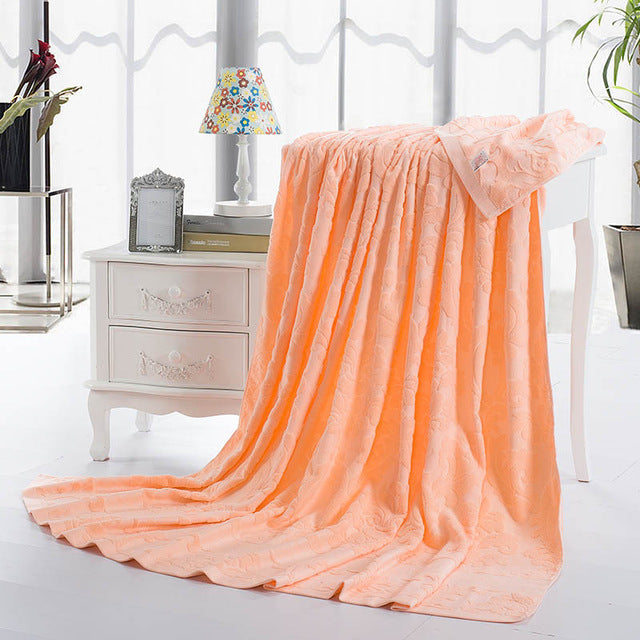 Super Sized Terry Towel Cotton Quilt Blanket