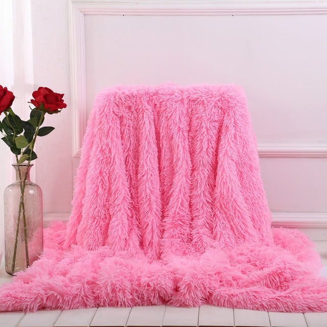 Super Shaggy Faux Fur Blanket