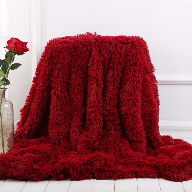 Super Shaggy Faux Fur Blanket