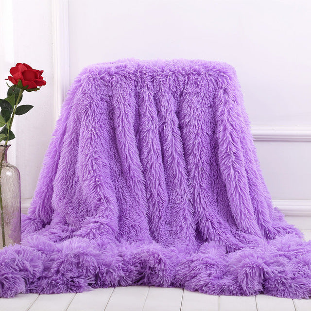 Super Shaggy Faux Fur Blanket