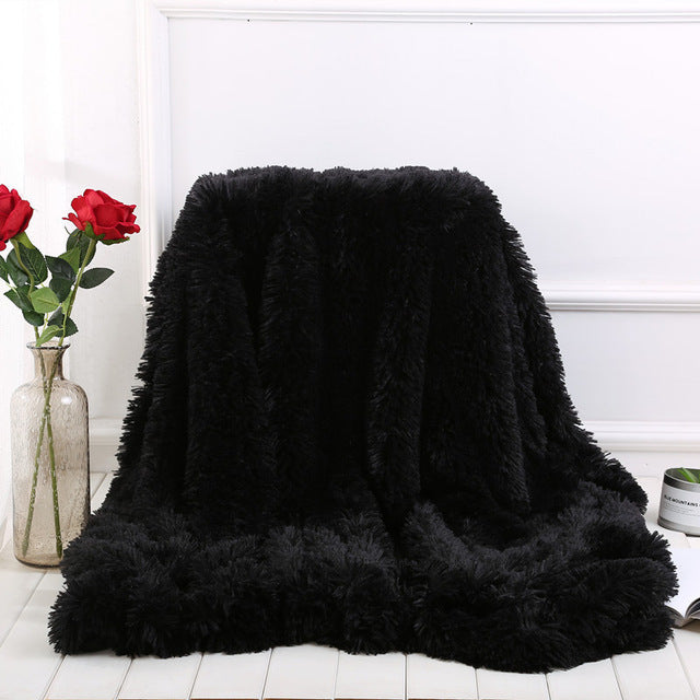 Super Shaggy Faux Fur Blanket