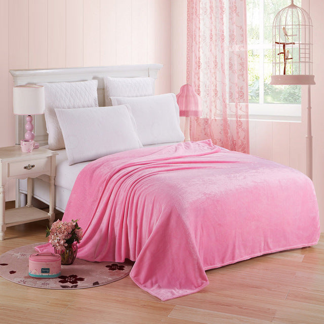 Microfiber Fleece Bedspread