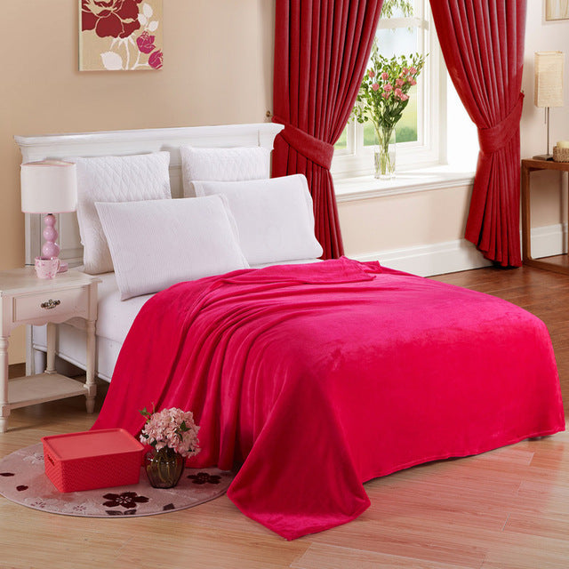 Microfiber Fleece Bedspread
