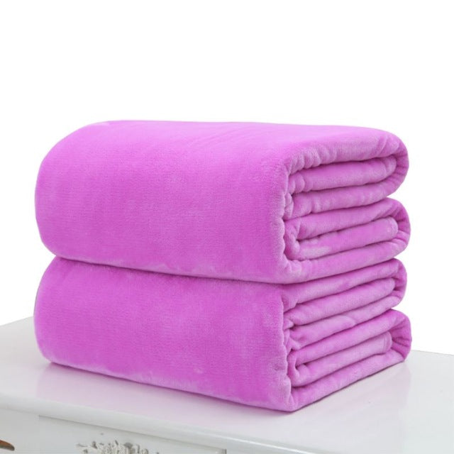 Super Soft Micro Plush Fleece Blanket Throws