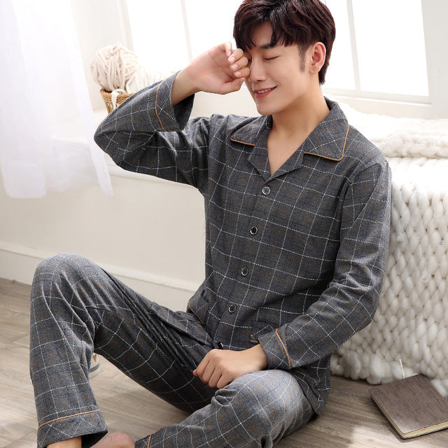 Men's Heavy Flannel Pajamas