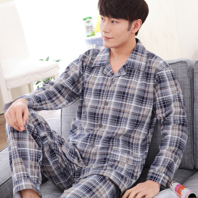 Men's Heavy Flannel Pajamas