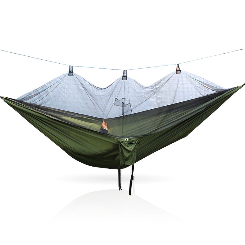 Hammock with Mosquito Net, and Hanging Hardware