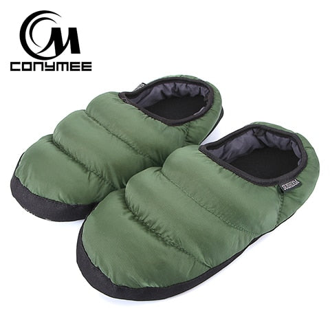 Men's Down Winter Slippers