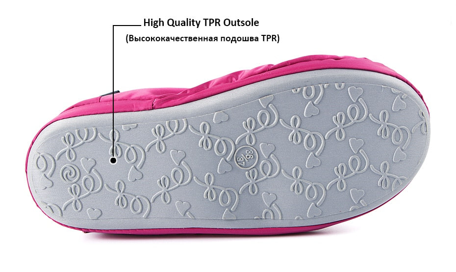 Men's Down Winter Slippers