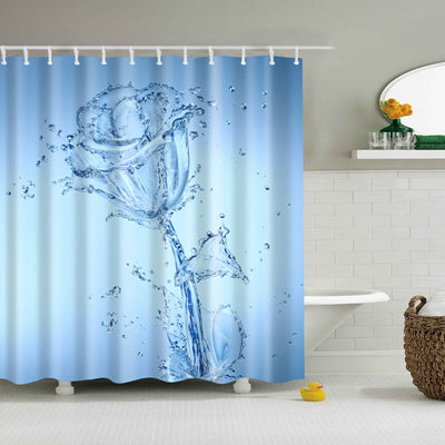 Shower Curtains with Tropical Jungle Patterns, Pineapples, Flowers