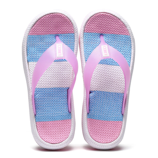 Women's Jelly Strap Beach Flip Flops Sandals