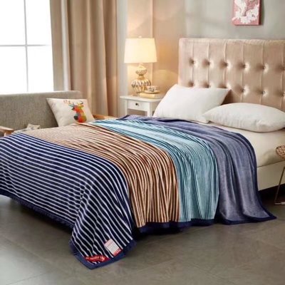 Striped Flannel Fleece Blankets