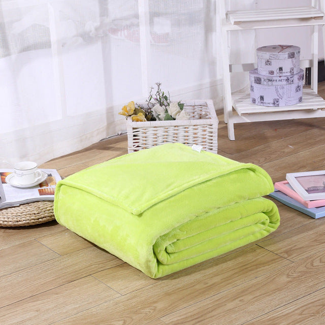 Super Soft Fleece Throw Blanket and Sofa Cover