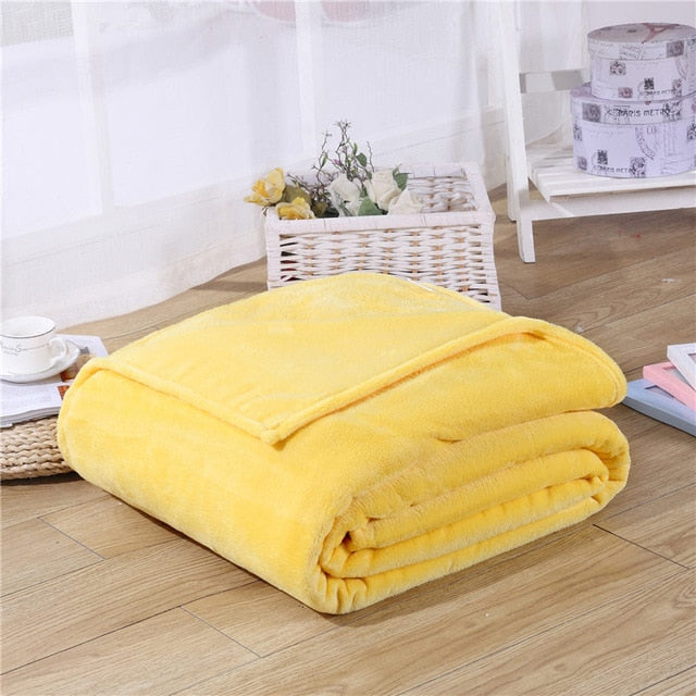 Super Soft Fleece Throw Blanket and Sofa Cover