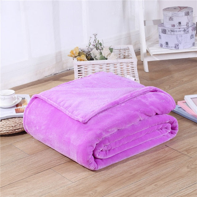 Super Soft Fleece Throw Blanket and Sofa Cover