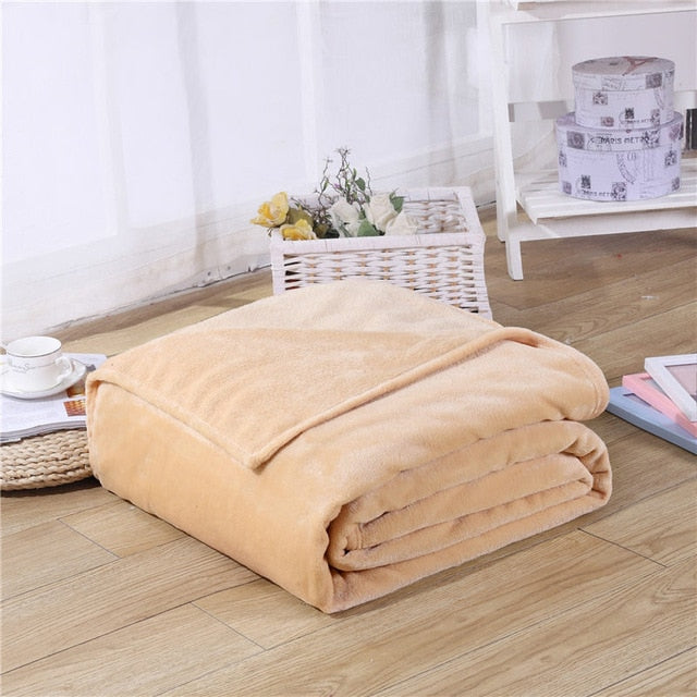 Super Soft Fleece Throw Blanket and Sofa Cover
