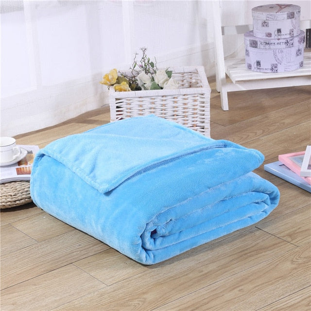 Super Soft Fleece Throw Blanket and Sofa Cover