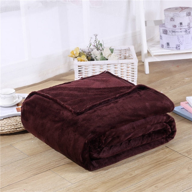Super Soft Fleece Throw Blanket and Sofa Cover