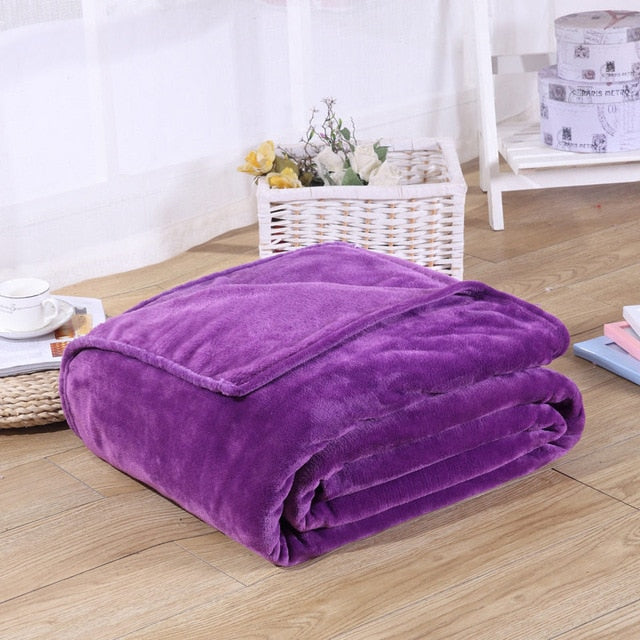 Super Soft Fleece Throw Blanket and Sofa Cover