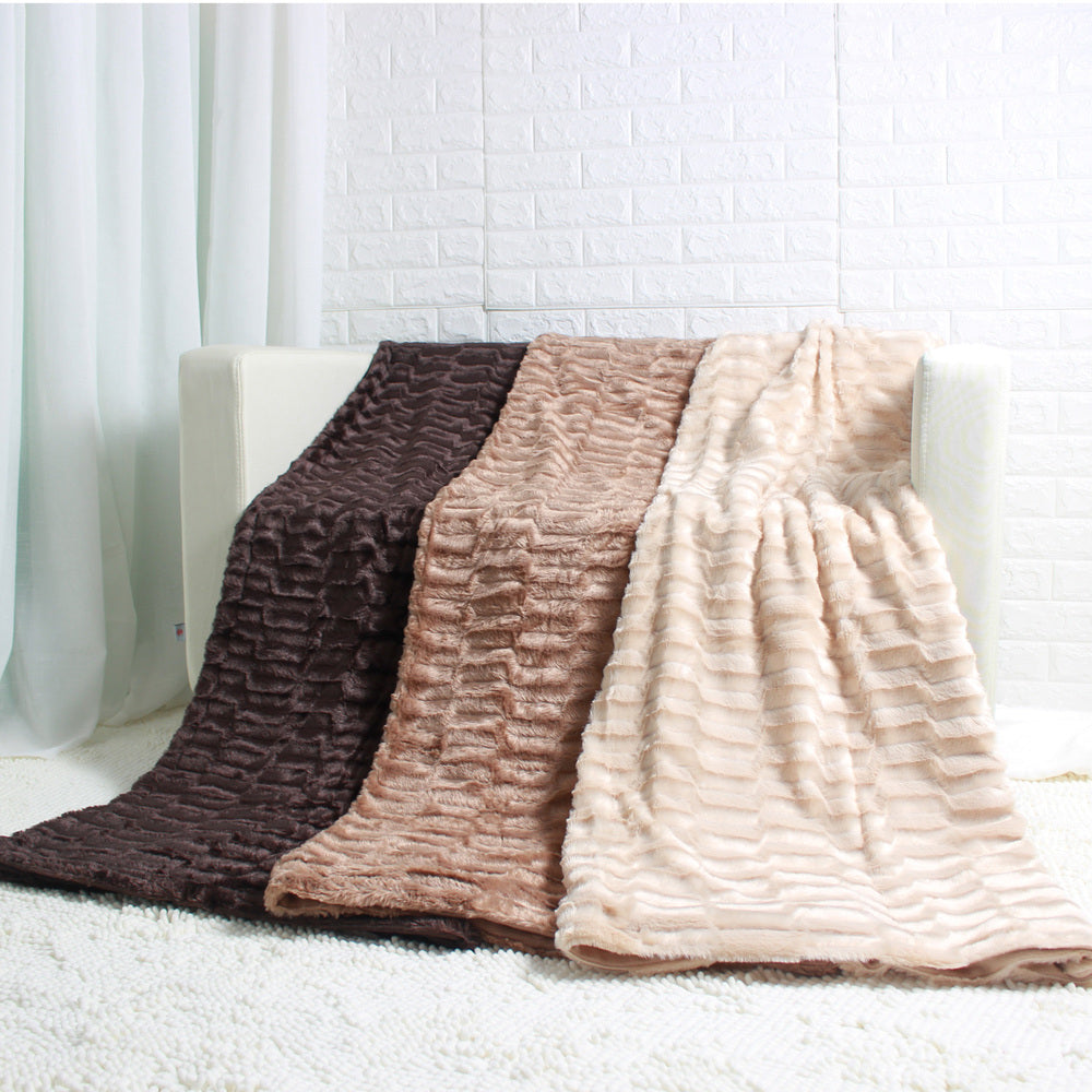 Super Soft Faux Fur Bed Cover