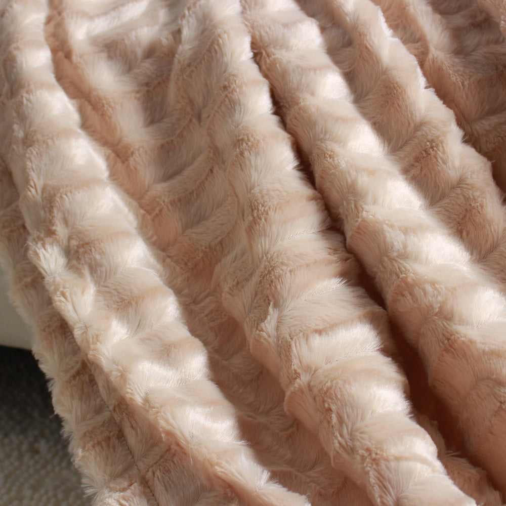 Super Soft Faux Fur Bed Cover