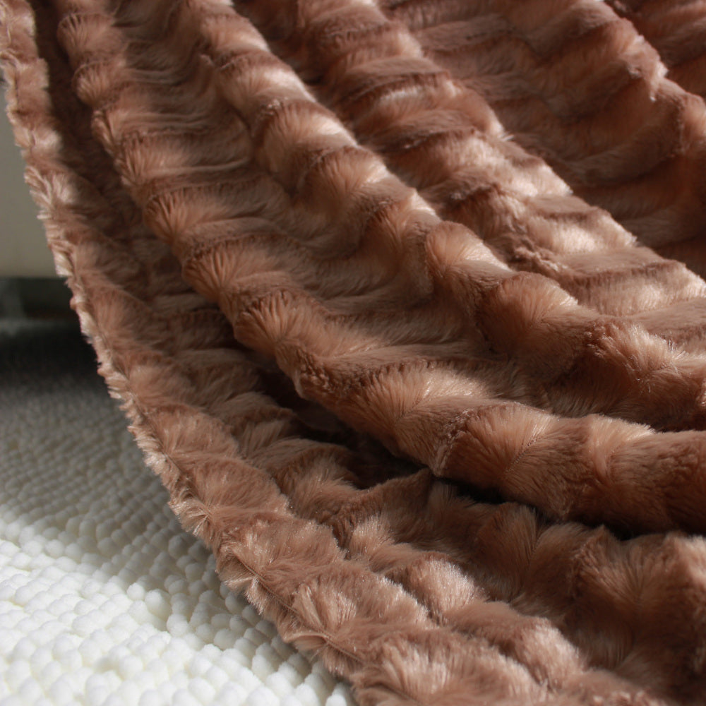 Super Soft Faux Fur Bed Cover