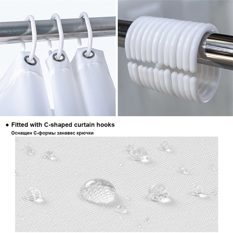 Tree Frog, Polyester Fabric Shower Curtain with Hooks