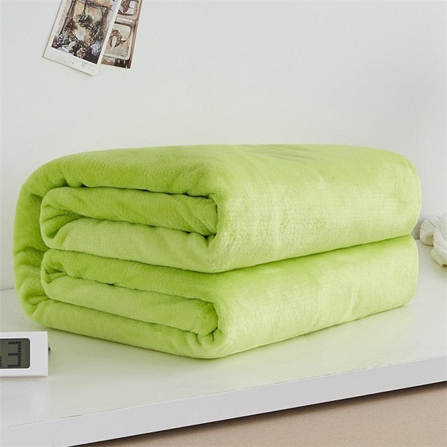 Super Warm Soft Fleece Blanket Bedspread