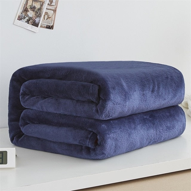 Super Warm Soft Fleece Blanket Bedspread