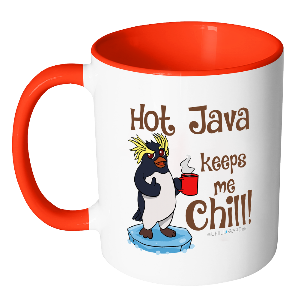 Wild Penquin: 'Hot Java Keeps Me Chill!'
