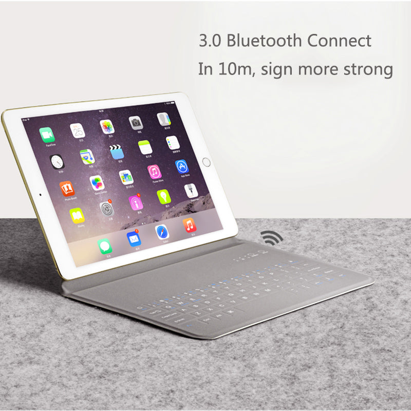 Bluetooth Keyboard, Stand and Case for iPad or PC Tablet