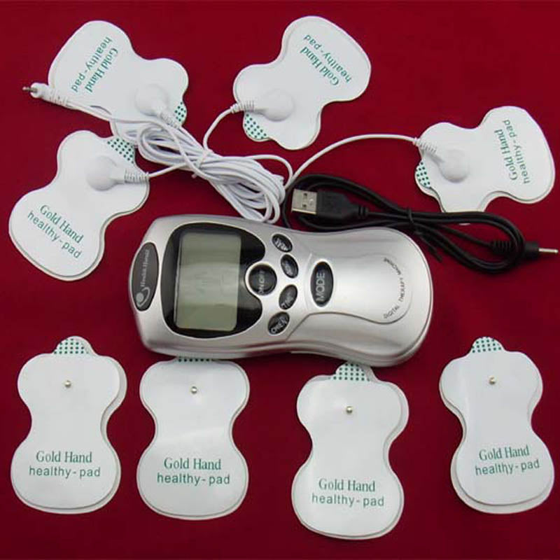 Health Care Electric Tens Acupuncture Full Body Massager Digital Therapy Machine 8 Pads For Back Neck Foot Amy Leg massage tool