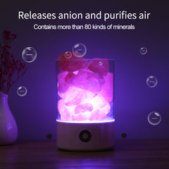 Himalayan Crystal Rock Salt AirPurifier Night Light