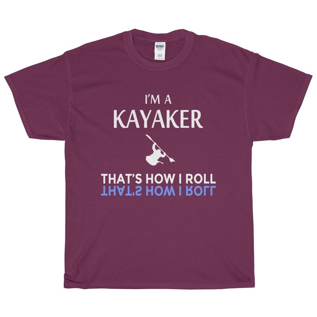 Kayaker Roll Unisex Heavy Cotton Tee